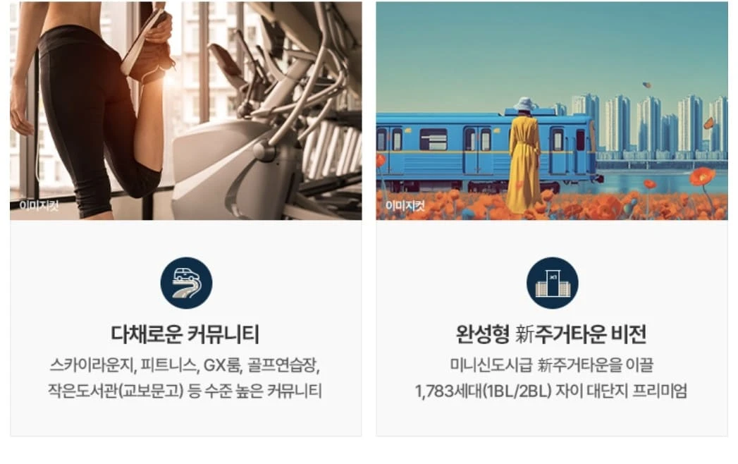 오산헤리티지자이 견본주택 오픈 일정 및 주차 안내 레이아웃